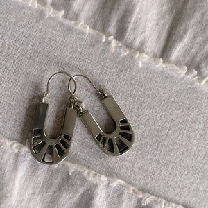 Noonday silver earrings